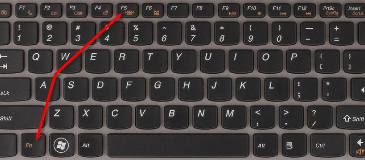Функциональные клавиши ноутбука
