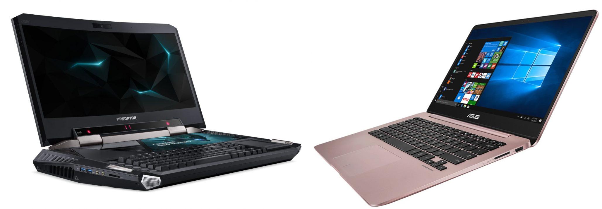 Два основных типа ноутбуков