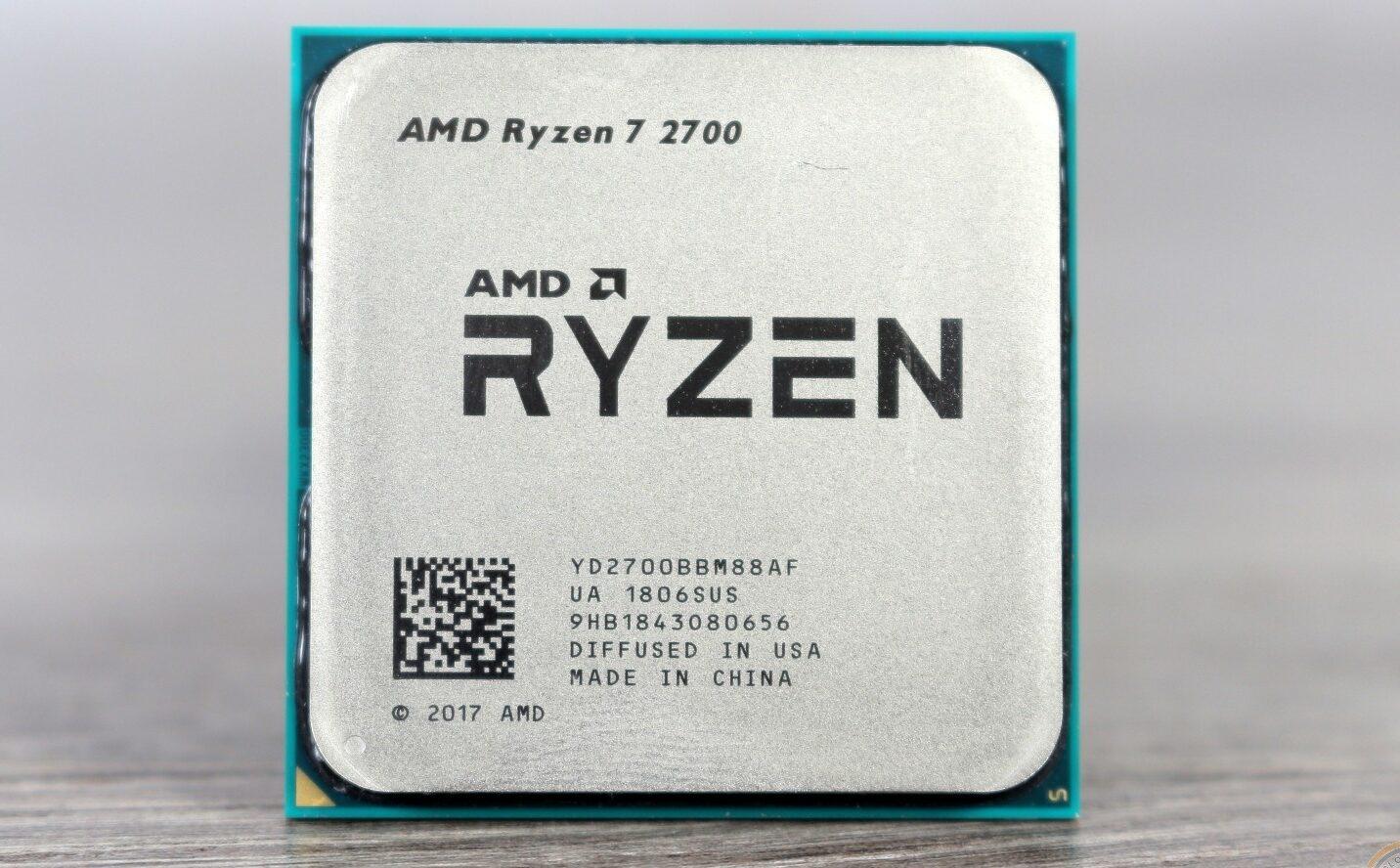 Фото AMD Ryzen 7 2700U