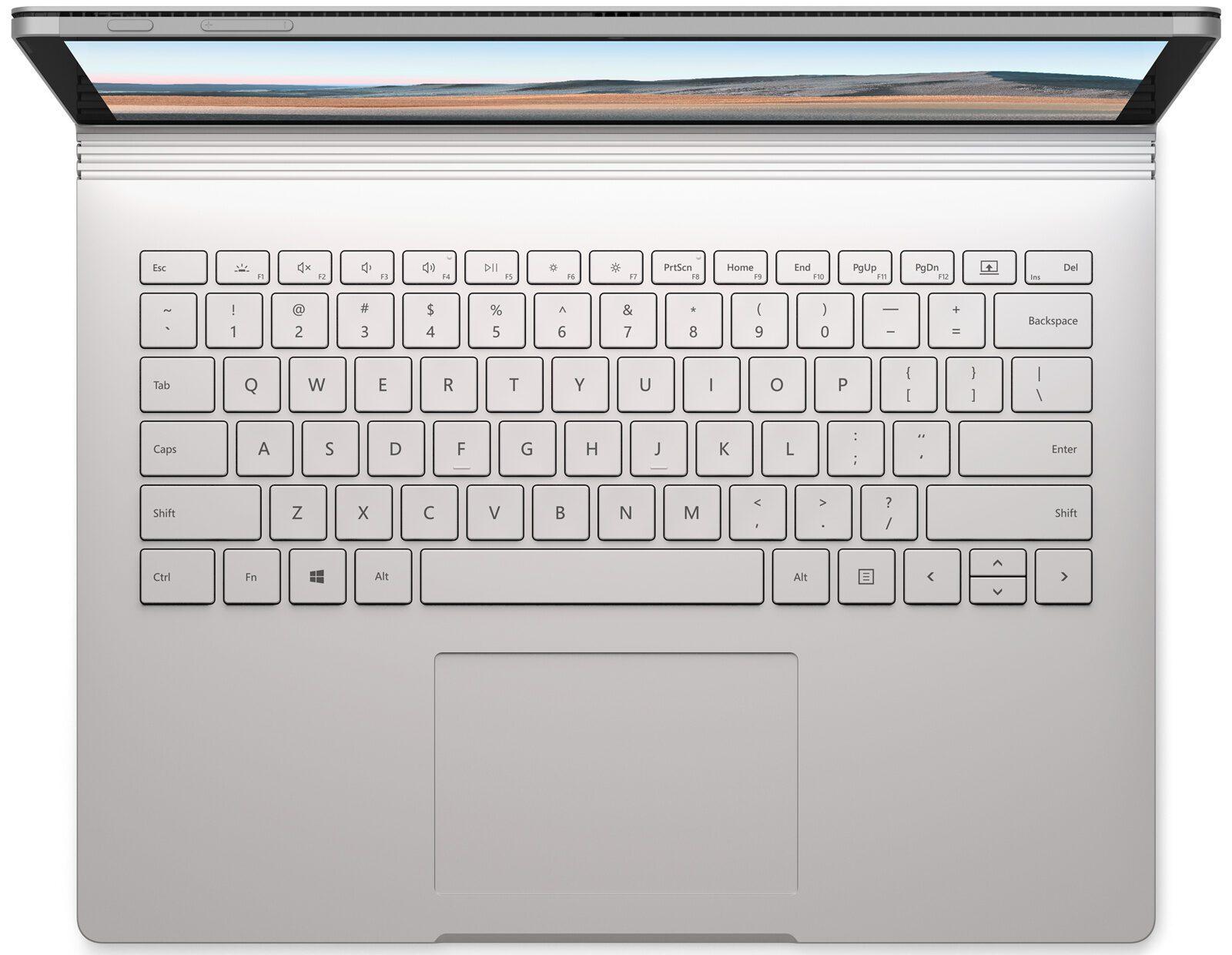 Фото клавиатуры Microsoft Surface Book 3 13.5